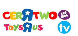 New CER Two: Toys R Us-styled TV logo