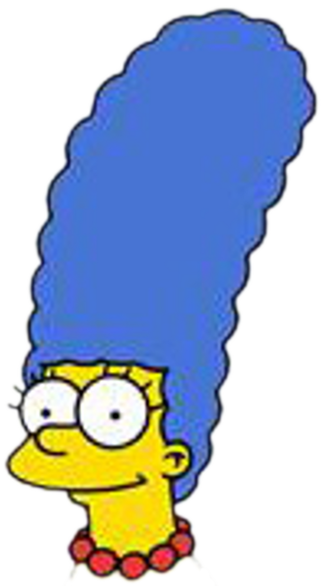 Marge Simpson (head) by kaylor2013 on DeviantArt
