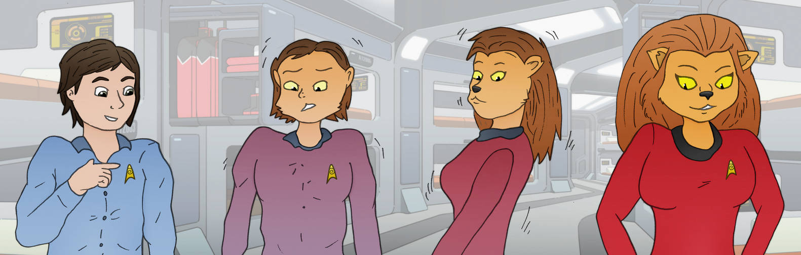 A Catty Crewmember - M'Ress TF (COLLAB) by AxiomTF on DeviantArt