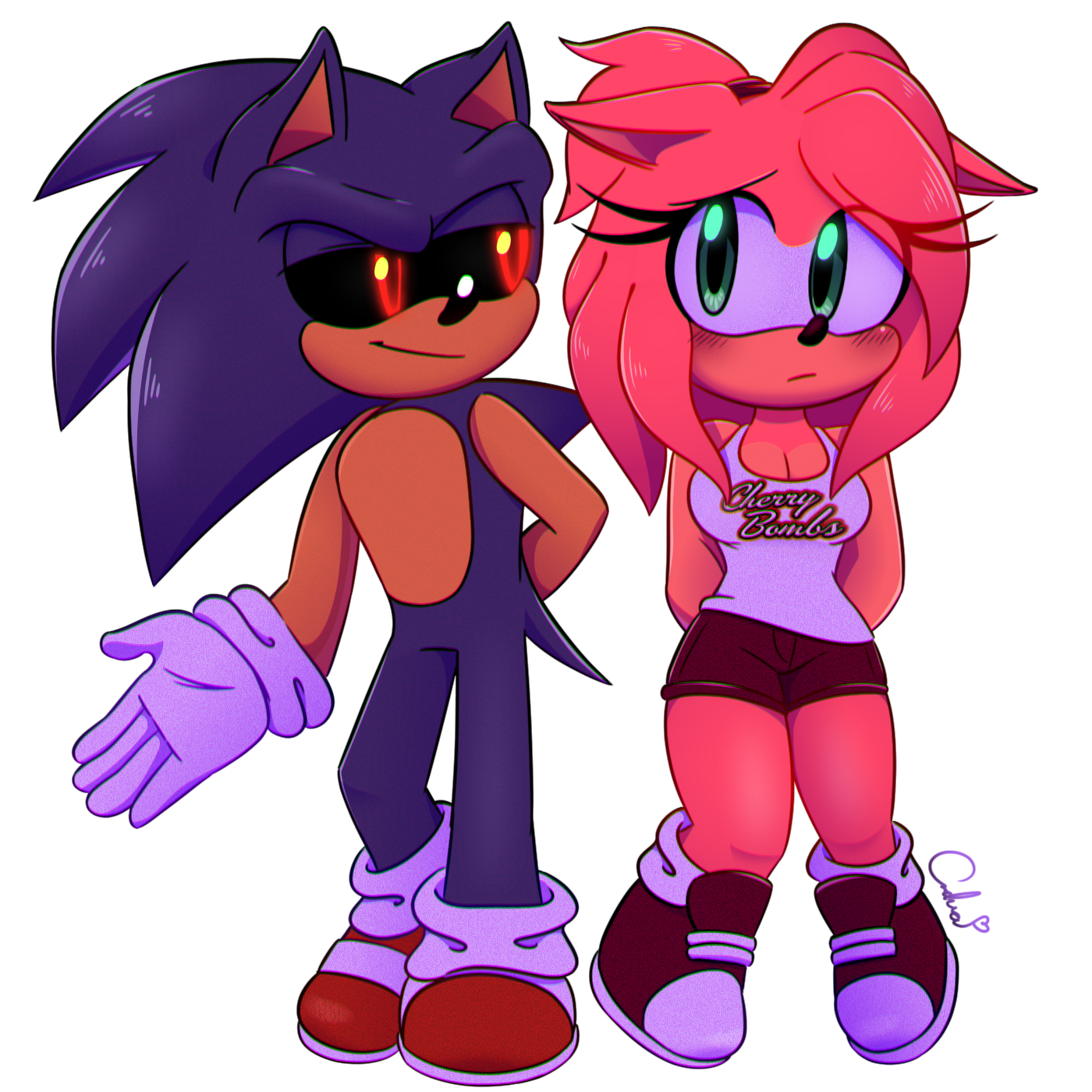 sonamy.exe by ReinaDeCorazonez on DeviantArt