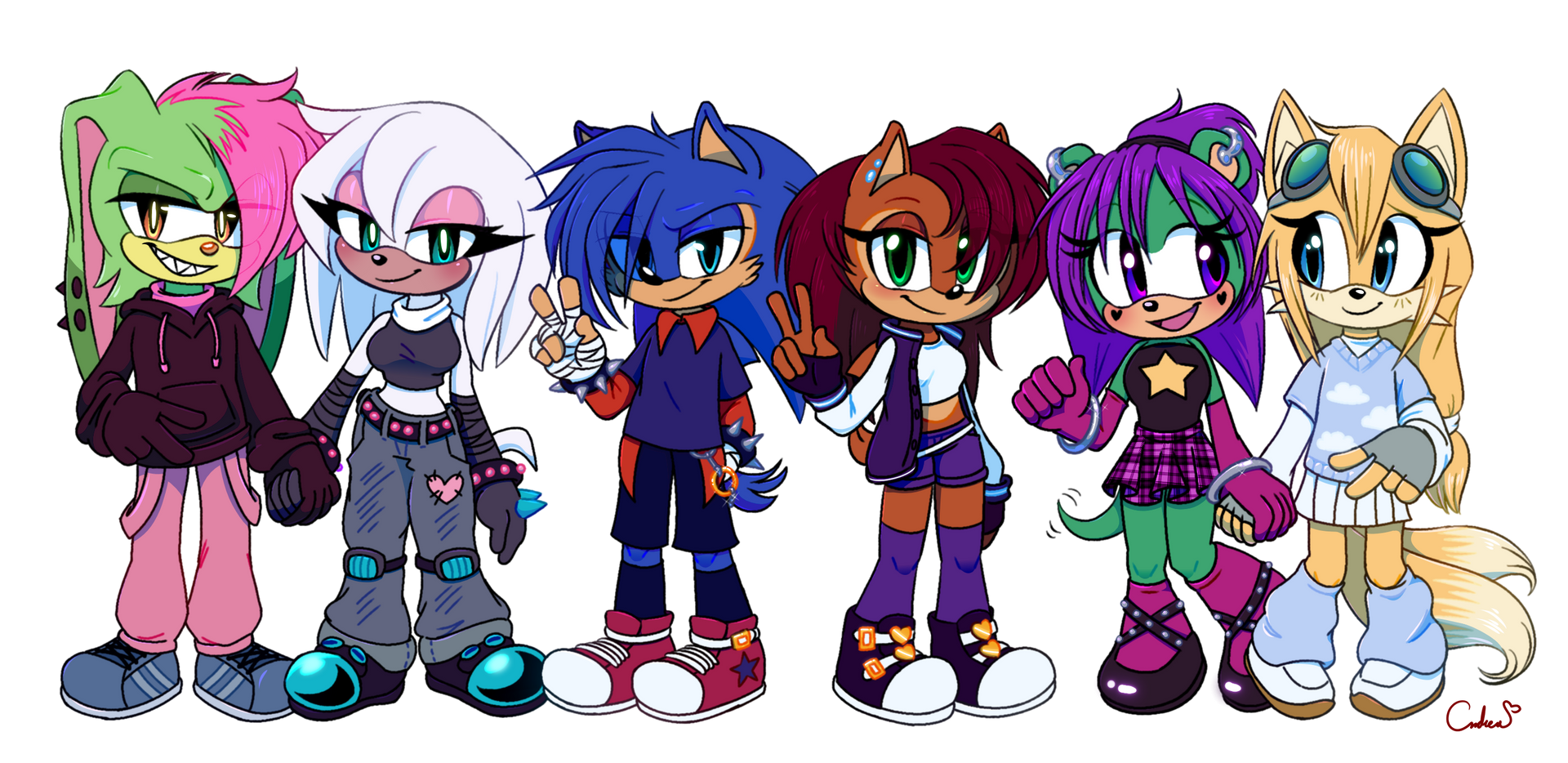 Sonic Universe 30 Years Later by ReinaDeCorazonez on DeviantArt