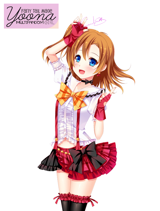 Love Live: Honoka Kousaka Render