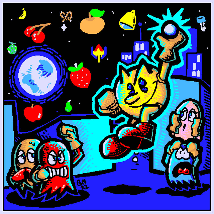 PAC-MAN by BNessPainting on DeviantArt