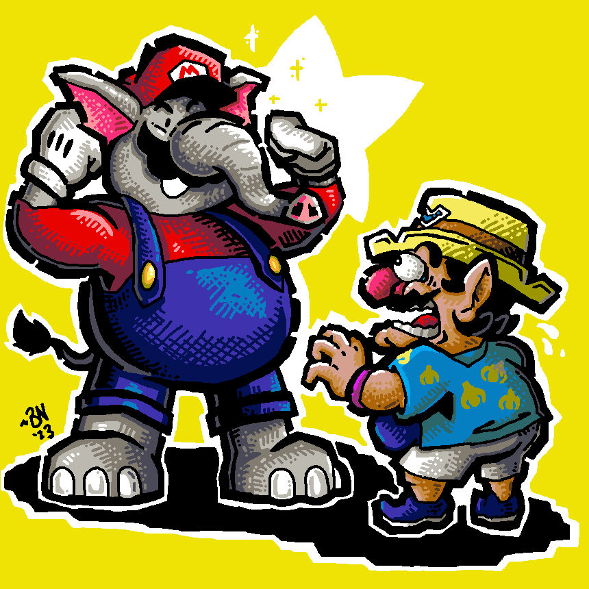 Torque Mario SUPER MARIO STRONG by BNessPainting on DeviantArt
