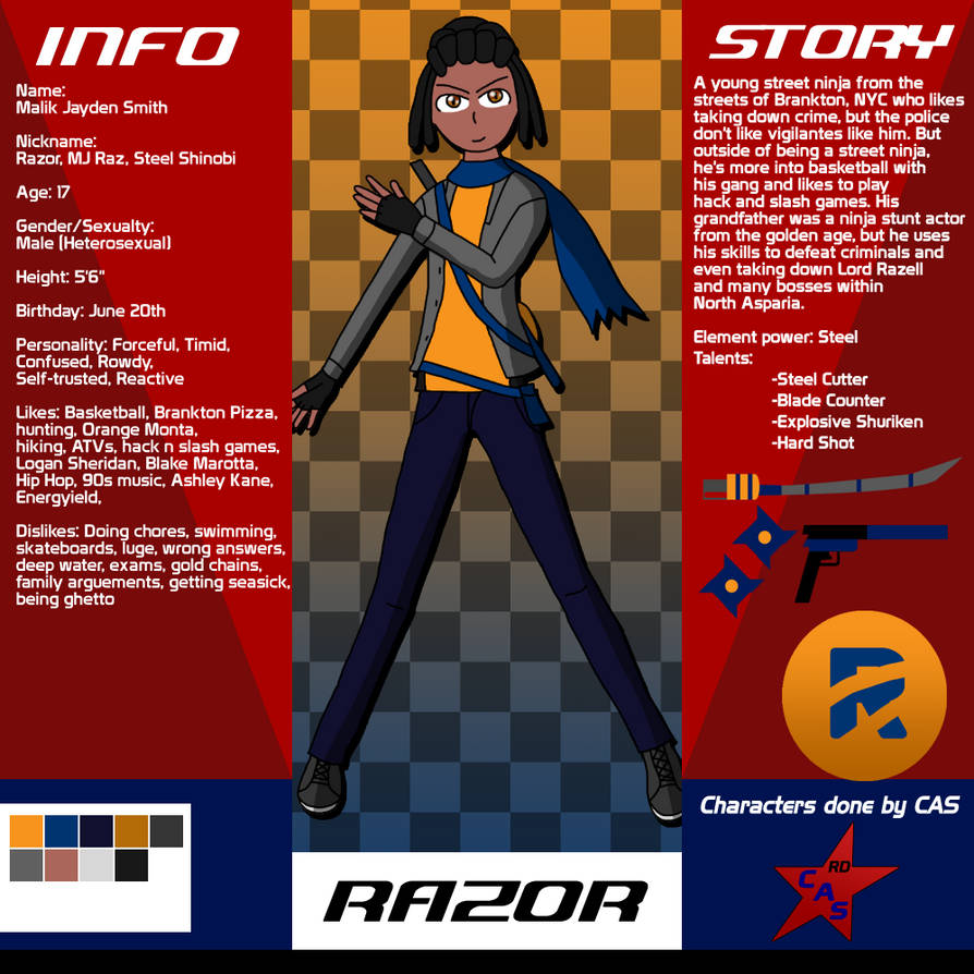 Razor Reference Sheet by RedDasherCAS on DeviantArt