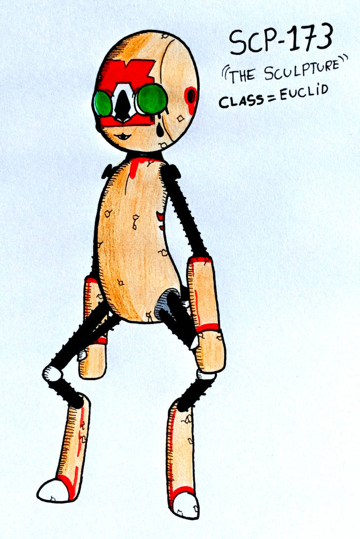 SCP 173 Redesigned By Glury On DeviantArt