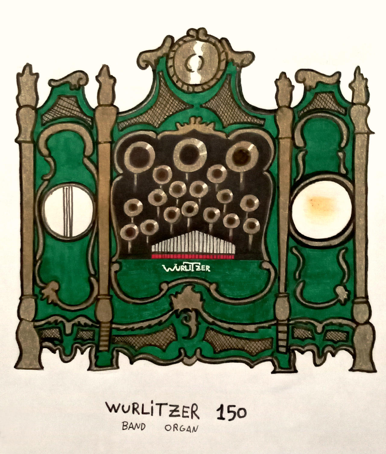 Wurlitzer 150 by Glury on DeviantArt