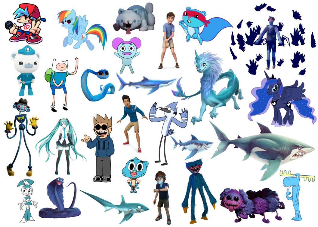 Blue Characters by FXMaF on DeviantArt