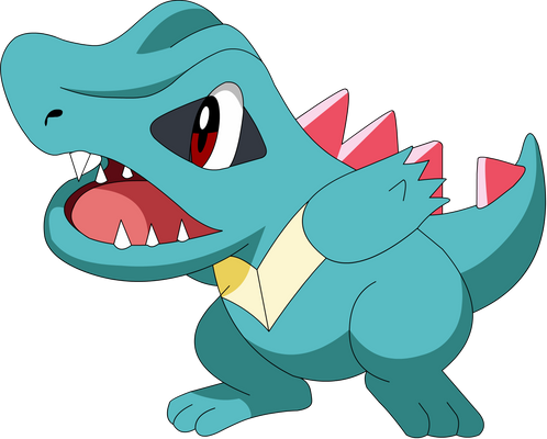 Totodile HGSS Sprite to Anime