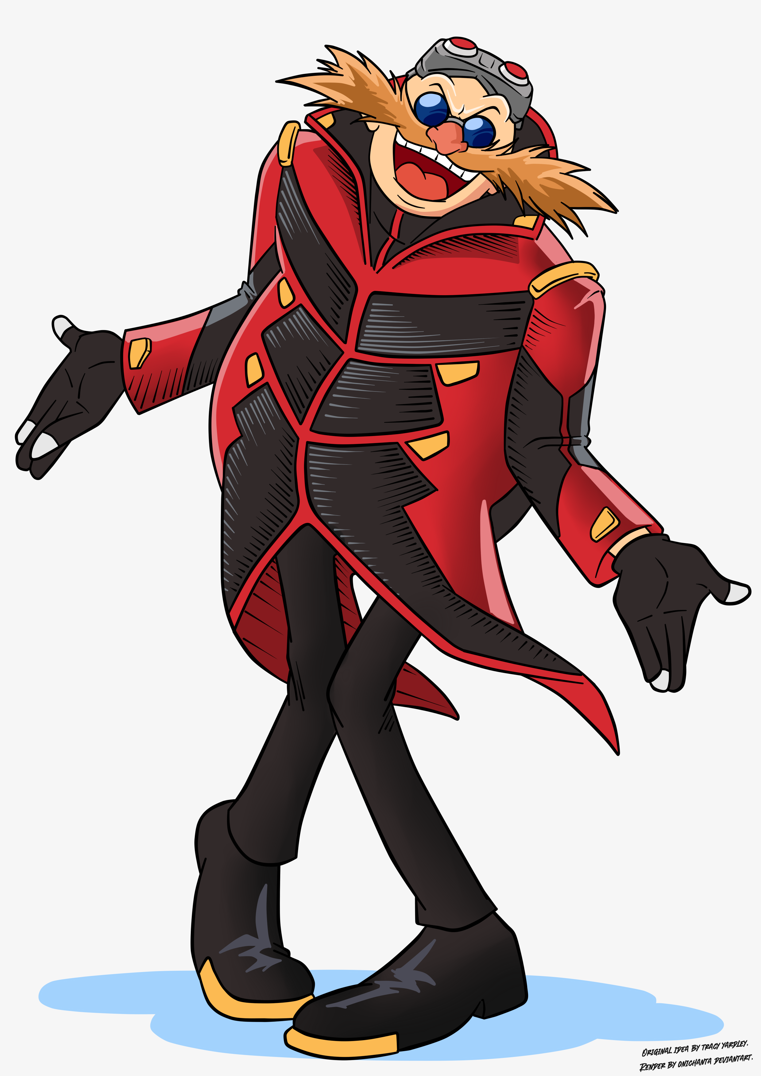Dr.Eggman in the sonic movie clothes by onichanta on DeviantArt