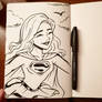 inktober'18 day twenty-two: Supergirl