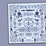 Doctor Who cross stitch pillow sampler