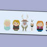 Mini People - Frozen cross stitch pattern