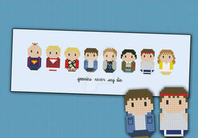 Mini People - Goonies cross stitch pattern