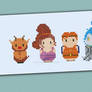 Mini People - Hercules cross stitch pattern