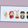 Mini People - Roger Rabbit cross stitch pattern