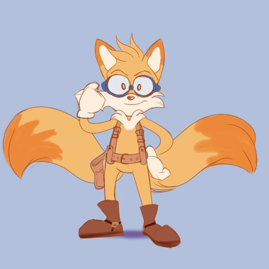 tails redesign 1 by redddarko on DeviantArt