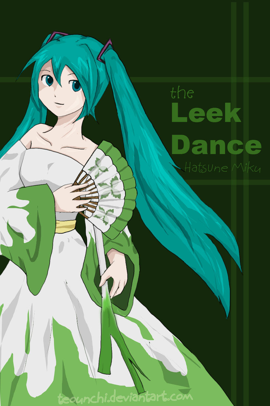 Leek dance performed by miku