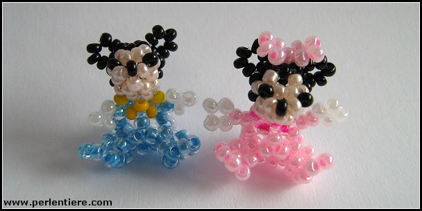 Mickey and Minnie Mouse