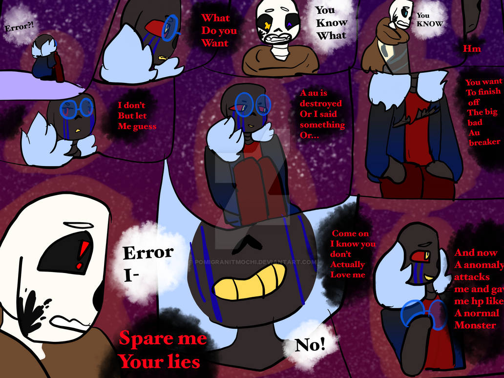 Error sans x ink sans 1/4 by pomigranitmochi on DeviantArt
