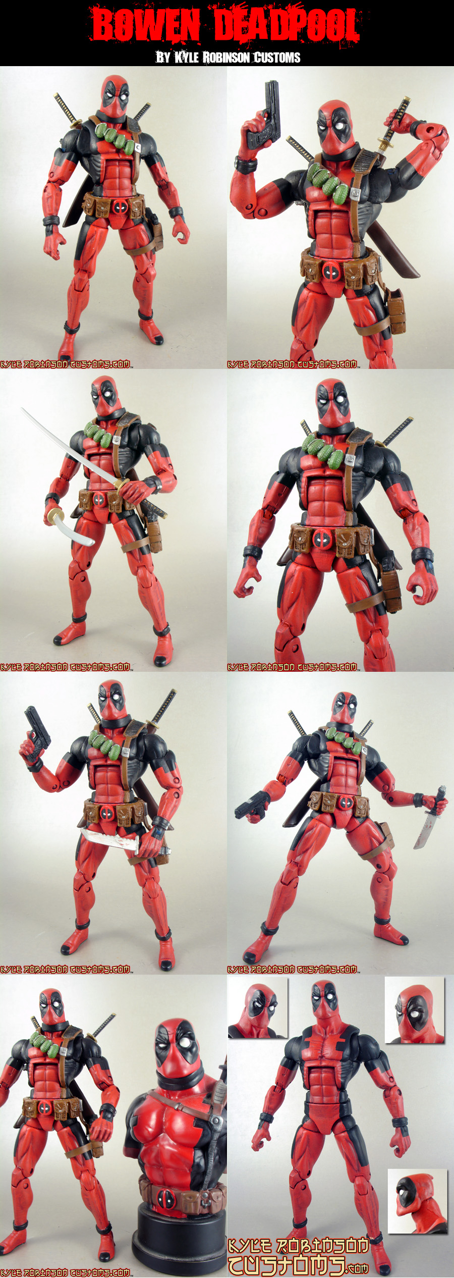 Bowen Deadpool Custom Figure