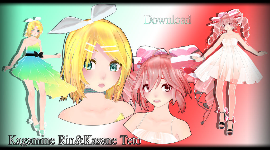 Tda Rin Mmd +100 to watch DL! TDA Teto and Rin by-Ell Shadow by elldarkshadow666139 ...