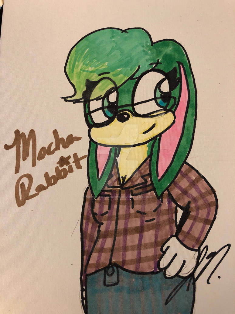 Mocha the Mobian Rabbit- preliminary stage by MissLuckychan29 on DeviantArt