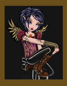 Artist Myka Jelina colored by me