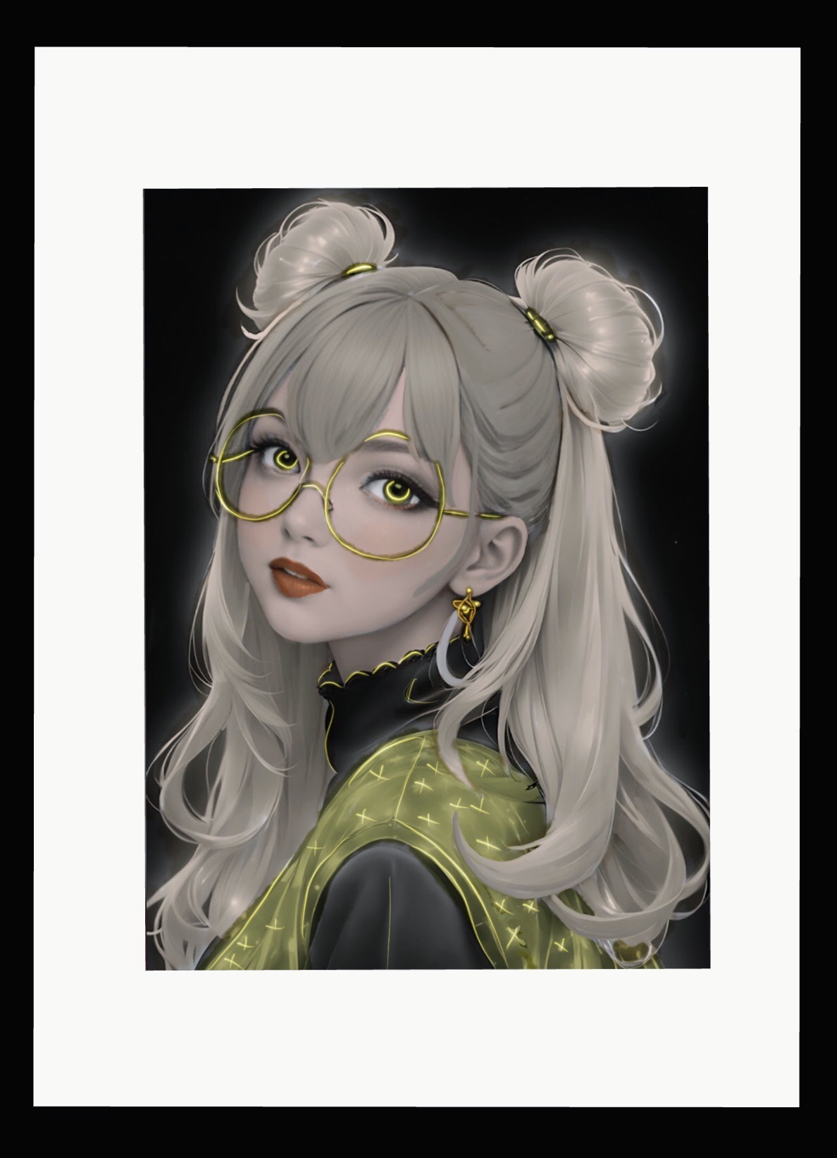 Anime, artist unknown, colored by me