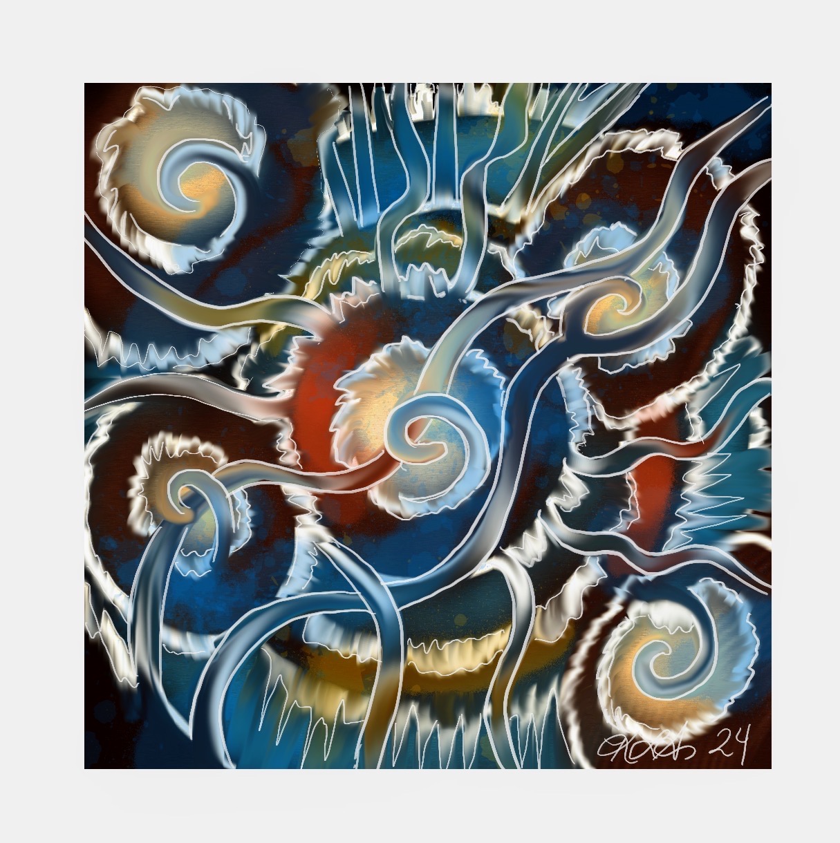 My abstract with outlines