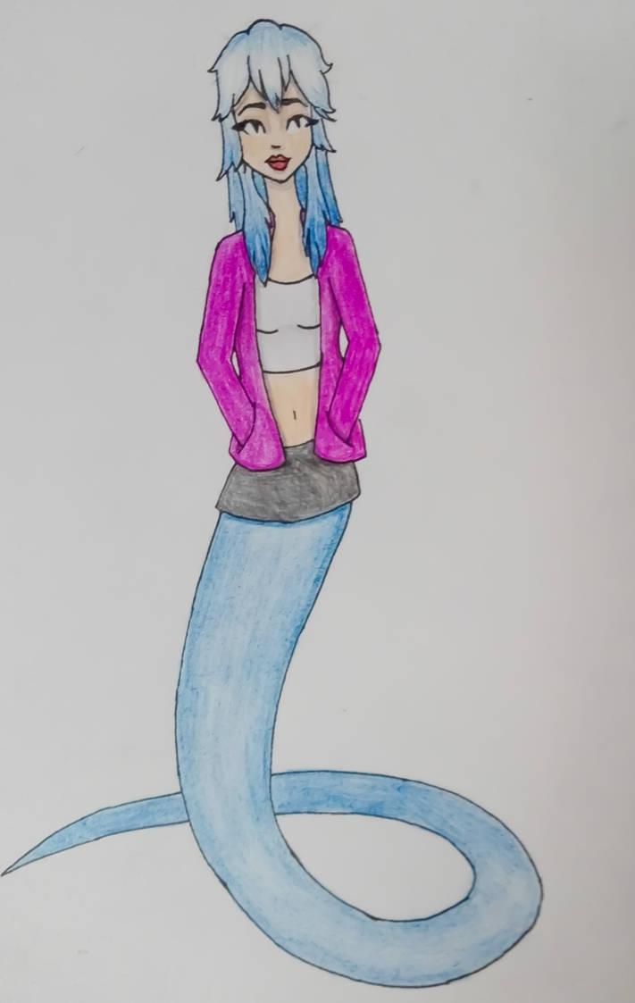Snake Girl by LilBirdGirl on DeviantArt