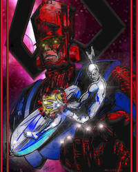 Galactus and the Silver SUrfer