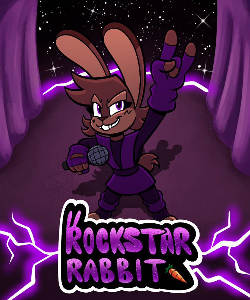 Rockstar Rabbit by Krumperoni on DeviantArt