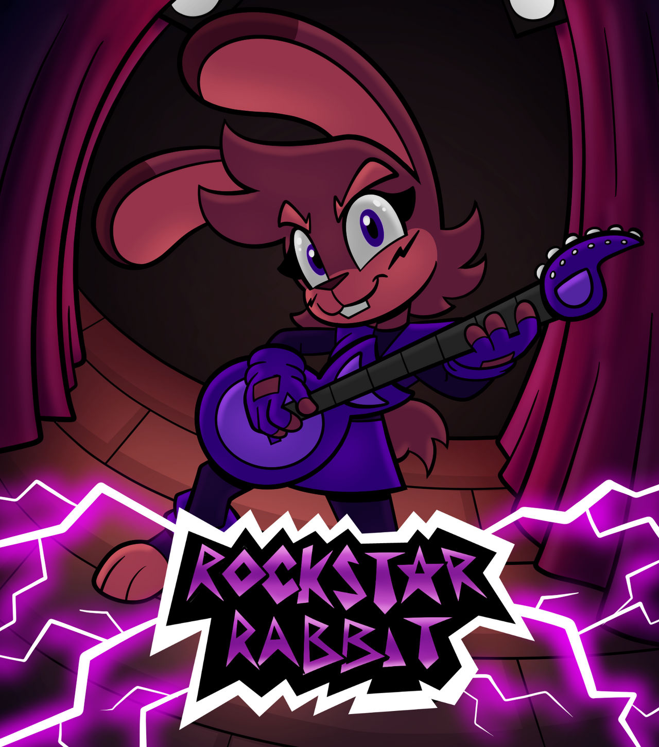 Rockstar Rabbit by Krumperoni on DeviantArt