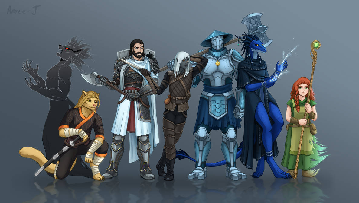 DnD party by Amee-J on DeviantArt