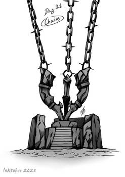 Inktober 2023 - Day 21 (Chains)