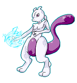 Mewtwo Pixel Art