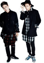 Jimin and J-hope (BTS) render