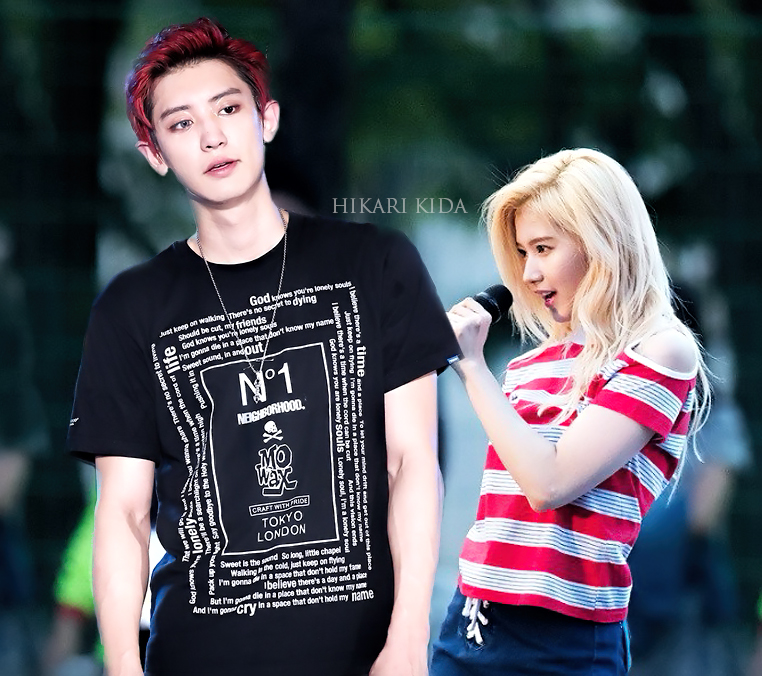Chanyeol Exo And Sana Twice By Hikarikida On Deviantart Chanyeol Exo And Sana Twice By Hikarikida On Deviantart