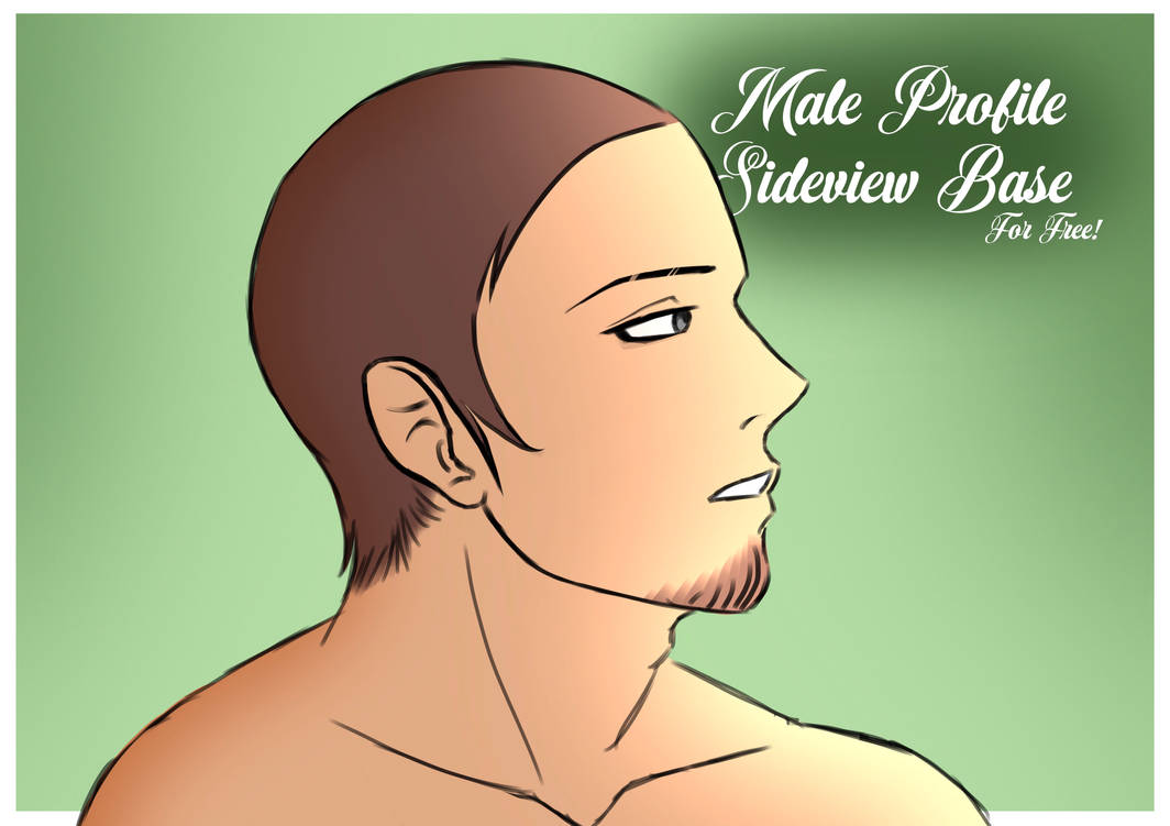 Base Profile Work Male Profile Sideview Base // For Free! by FelixFox333 on DeviantArt