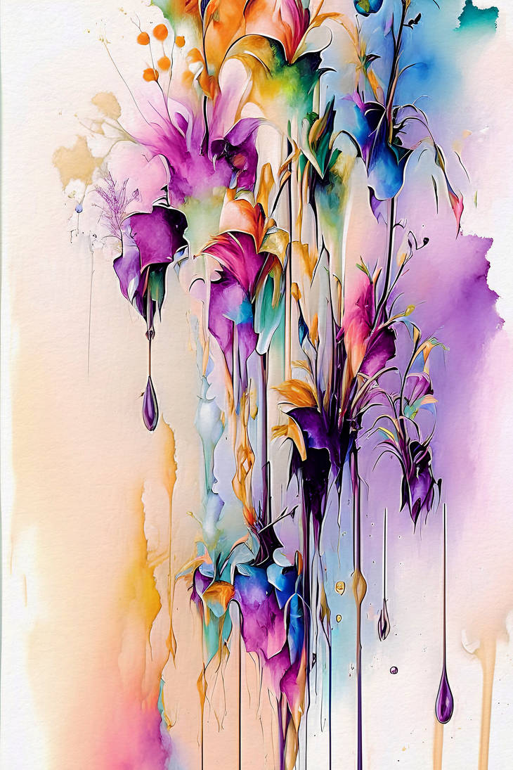 Melting Flowers Two by Omron on DeviantArt
