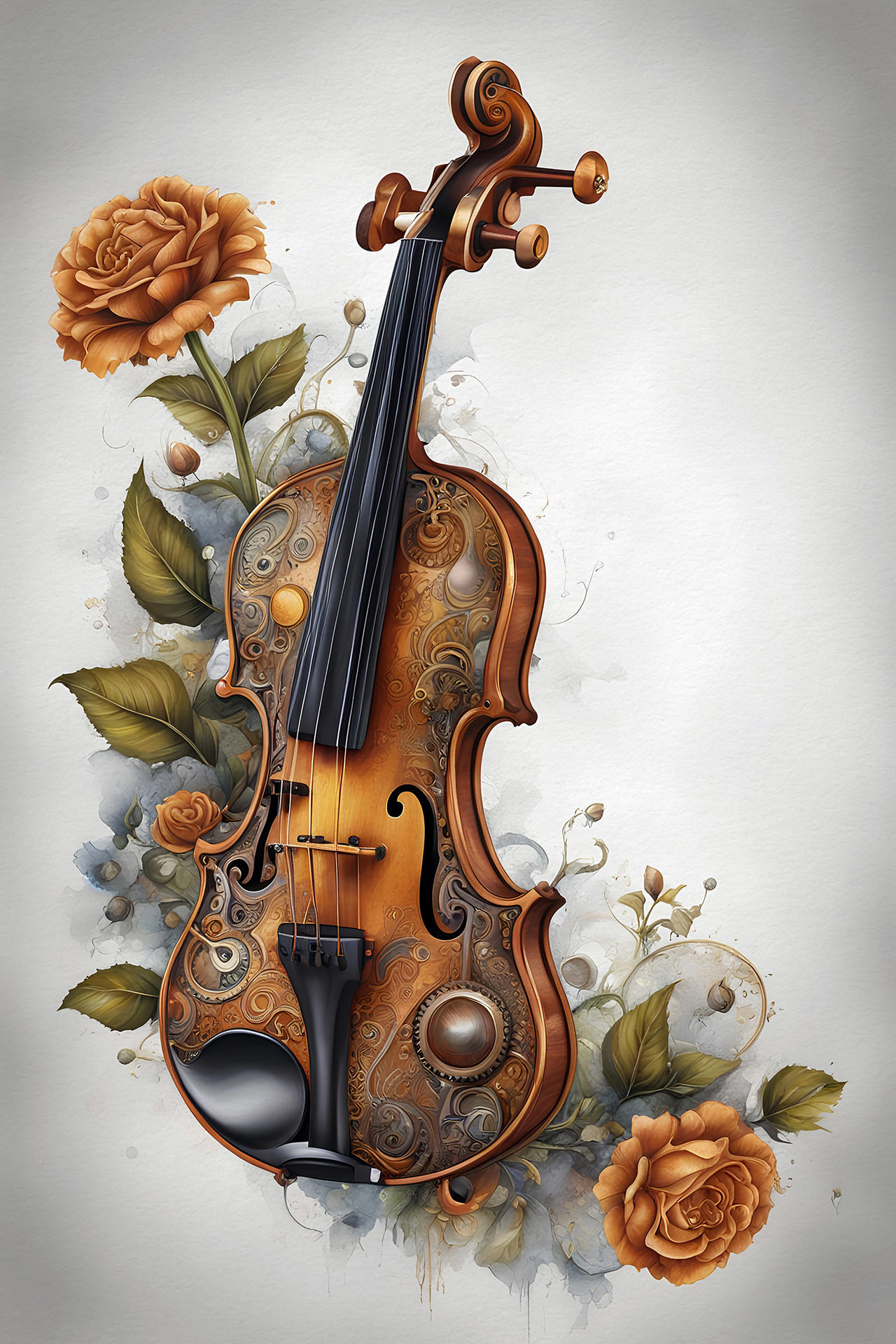 Steampunk Violin by Omron on DeviantArt