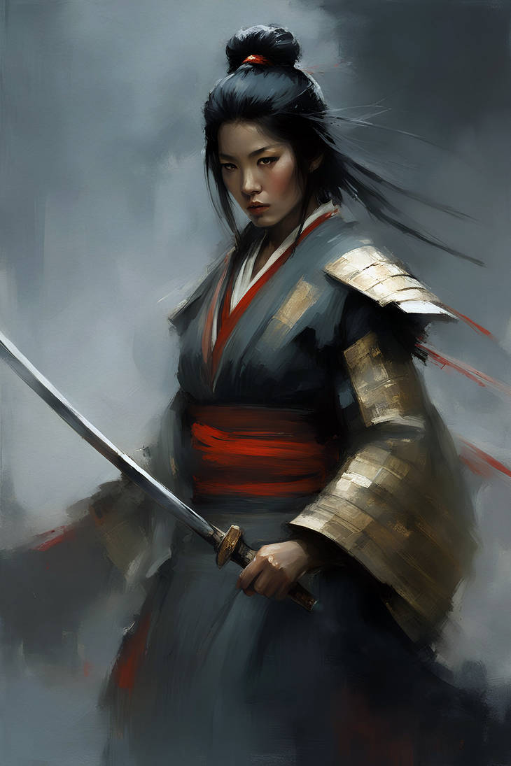 Female Samurai Warrior Two by Omron on DeviantArt