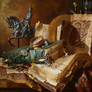 Abandoned Library Still Life