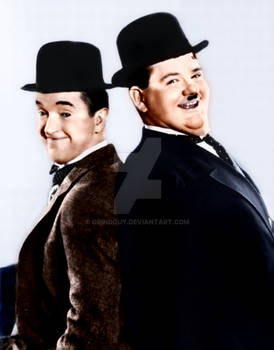 Stan Laurel and Oliver Hardy