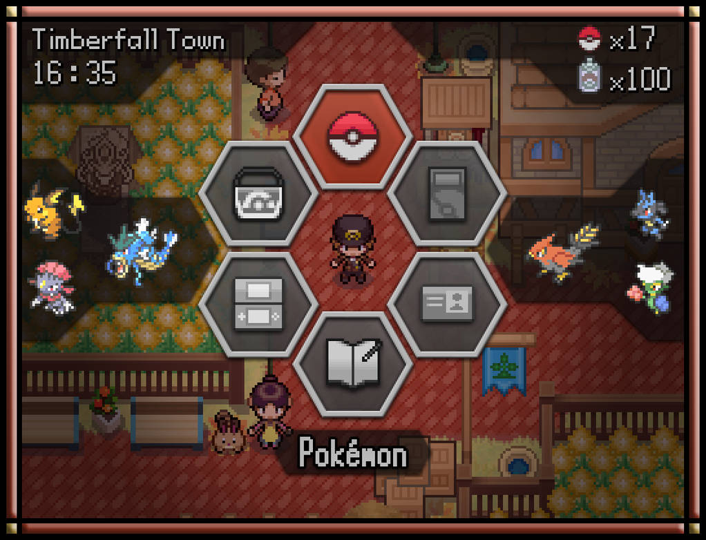 Pokemon Ui Menu Pokemon Ignis/Cobalt Final Pause Menu UI by audreyeyeyeye on DeviantArt