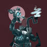 COMMISSION: Gigi the steampunk, puppet, giraffe!