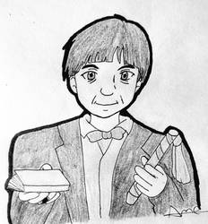 Inktober 2018-Day 3-Second Doctor