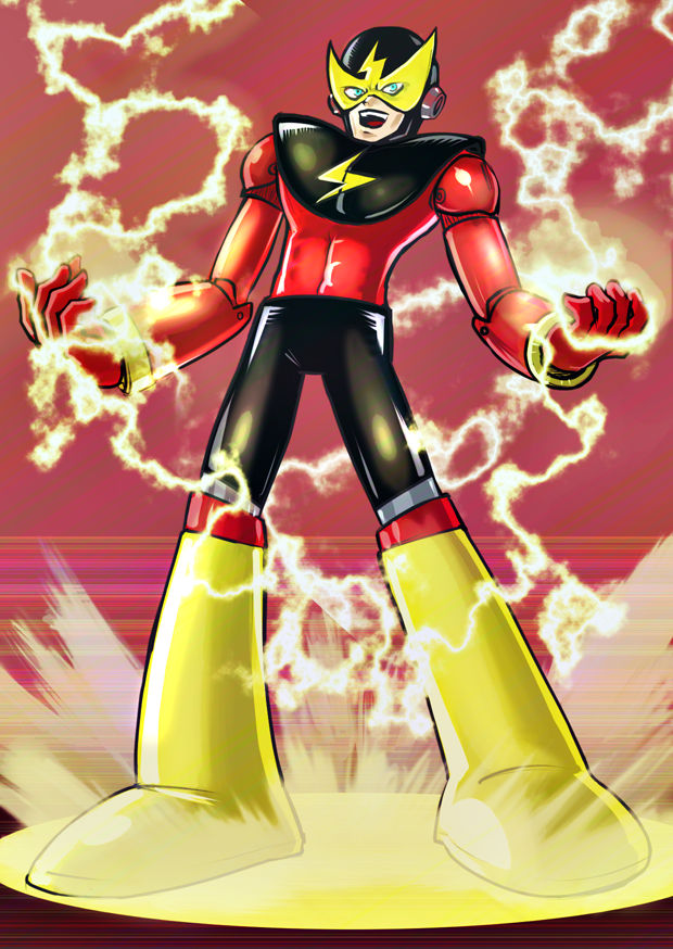 Elec Man fan art by drios on DeviantArt