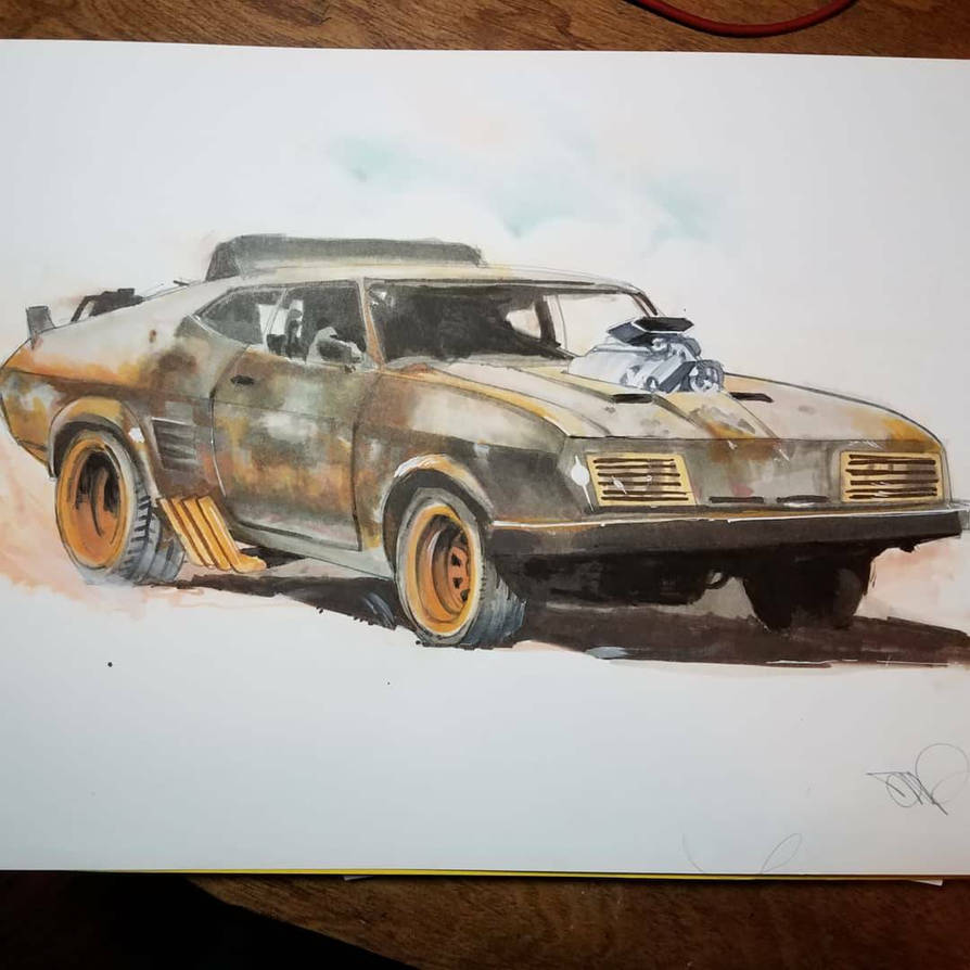 Mad Max Interceptor. last of the v8's by drios on DeviantArt